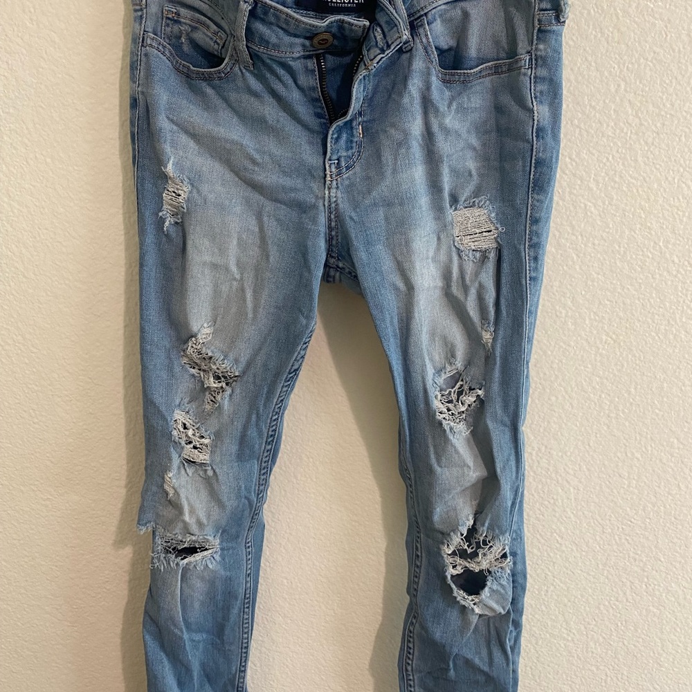 Hollister Low Rise Super Skinny Crop